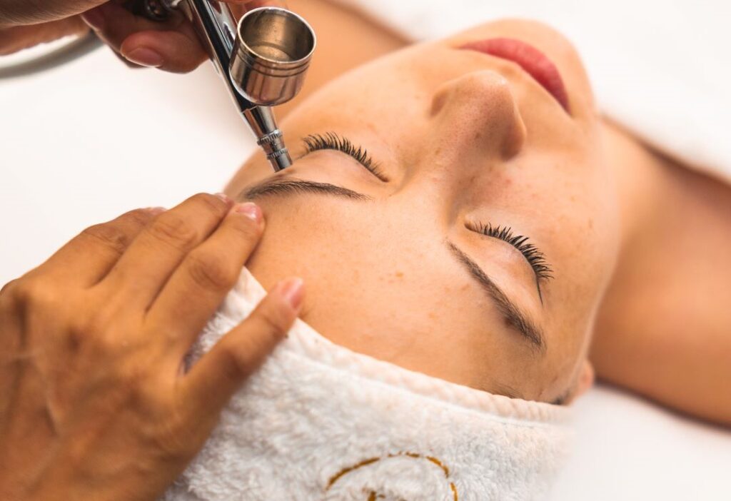 Oxigenoterapia, tratamiento facial en Maribel Yébenes.